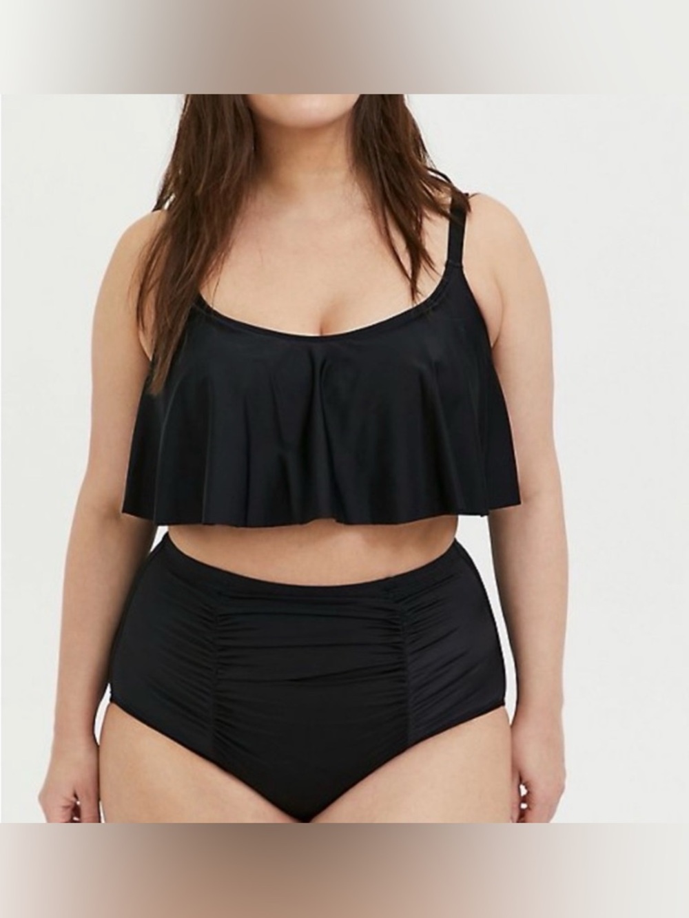 Torrid Plus Size Swimwear Bundle – 2 Bikini Tops & Tummy Control Bottom, 3X